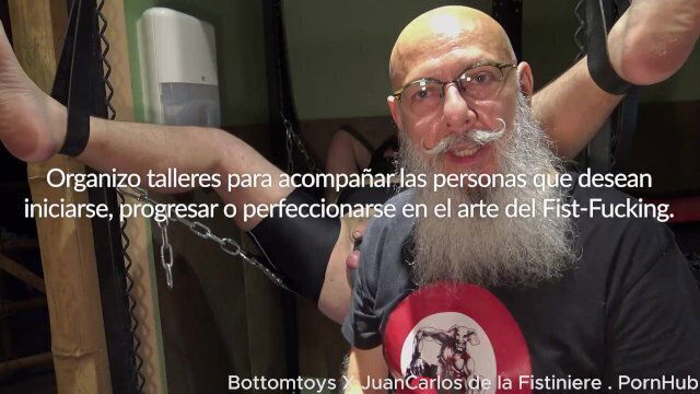 ESPAÑOL: Workshop Fistiniere: Toma contacto masaje perineal Juan Carlos Perpignan