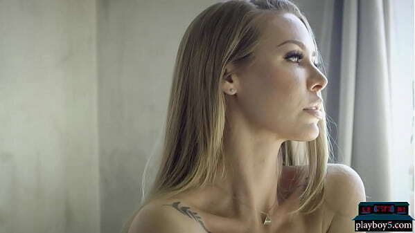 MILF blonde Nicole Aniston gives sensual striptease Playboy