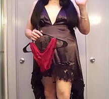 Shopping Stories #78 - A Pretty Black Silky &amp_ Lace Hi-Lo Dress &amp_ Buying Lingerie From Shein...