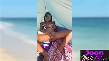 solo action with amazing Asian teen with Joon Mali