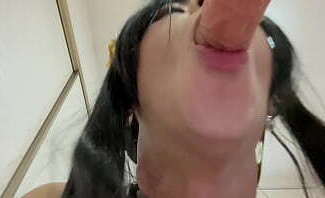 ヨ◯フォージャー　女装コスプレ　フェラ