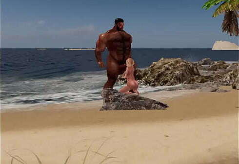 huge hunk heyward fucking beach bimbo