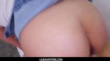 LilDaughters - Stepdaddy Continues With Stepdaughter'_s Pussy After Boyfriend Ran Away- Jaye Summers