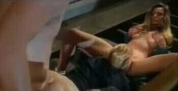 sex act on staircase