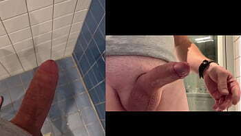 Multicam teasing cumshot