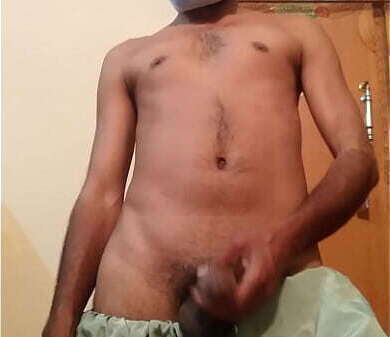 Pakistani masturbation with silky smooth female trouser