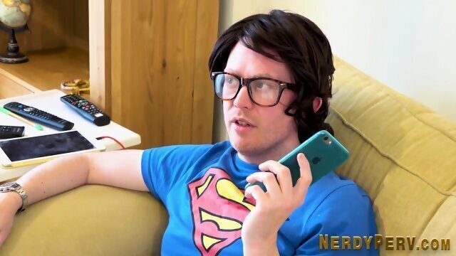 yorkshire nerds session with brunette