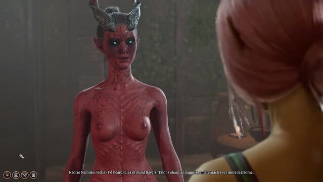 mindflayer nymph caught half-illithid tiefling, gets rewarded with pure ecstacy