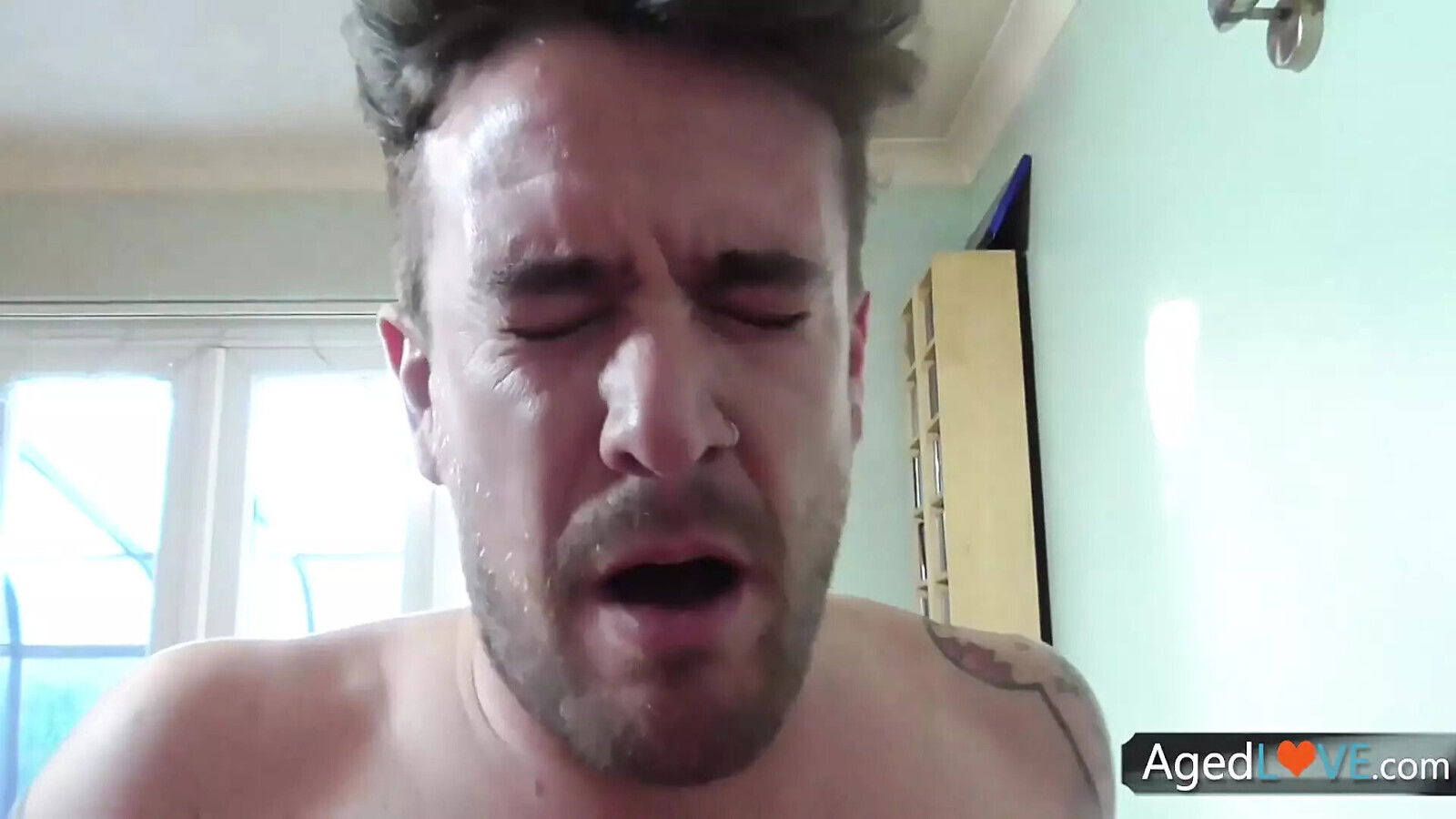 AGEDLOVE Stockinged mature slut getting pussy slammed younger fella