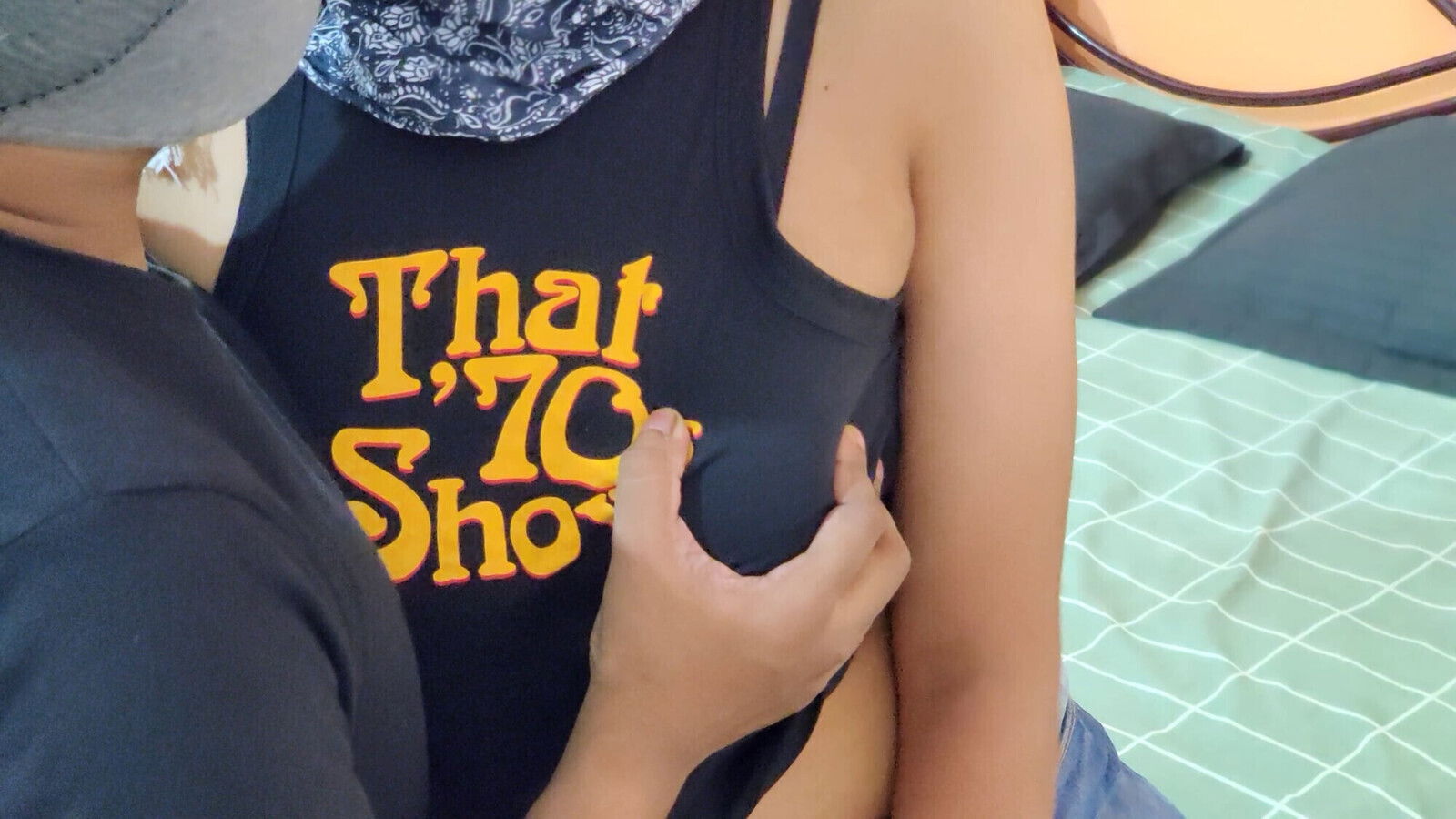 Malaysian Girl With Neighbor.