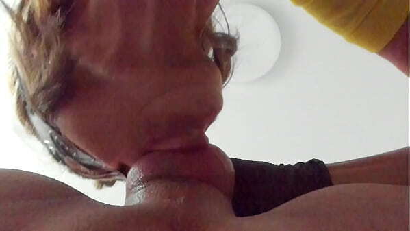 Mistress grab balls ,sucking balls