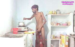 Rajeshplayboy993 coocking curry, masturbating dick, fingering hole