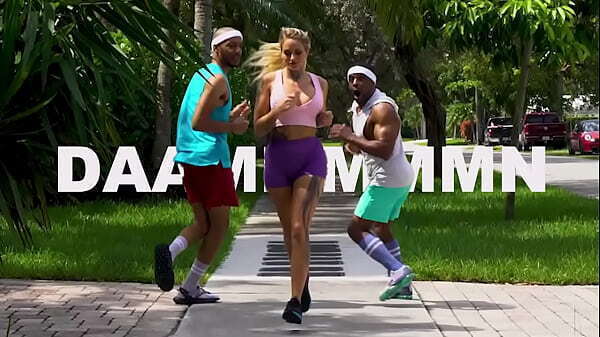 BANGBROS Jogging MILF Stephanie Love Catches Attention Brickzilla &amp_ Dwayne Foxxx