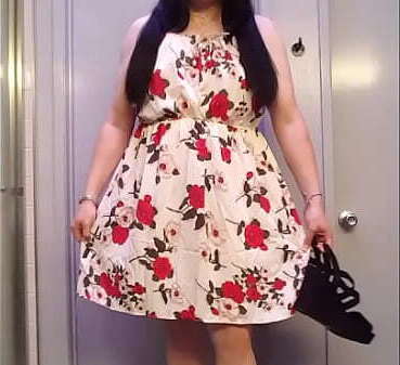 Shopping Stories Wearing Shein Dress Show Torrid Black Wedge Sandles...