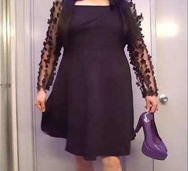 Shopping Stories Brand Dress From Shein &amp_ Purple Patent Leather Ellie Heels...