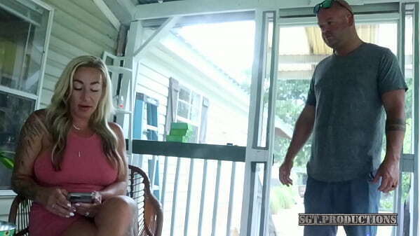 Lazy Tattoo Milf gets taught lesson Trailer 1of3