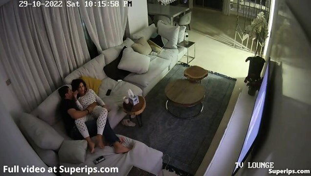 IPCAM Mature French couple fucks couch