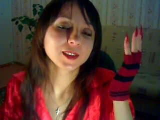 beautiful long red nails