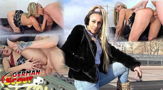 GERMAN SCOUT - First Anal Sex I Skinny Emma Diamond at Casting Fuck