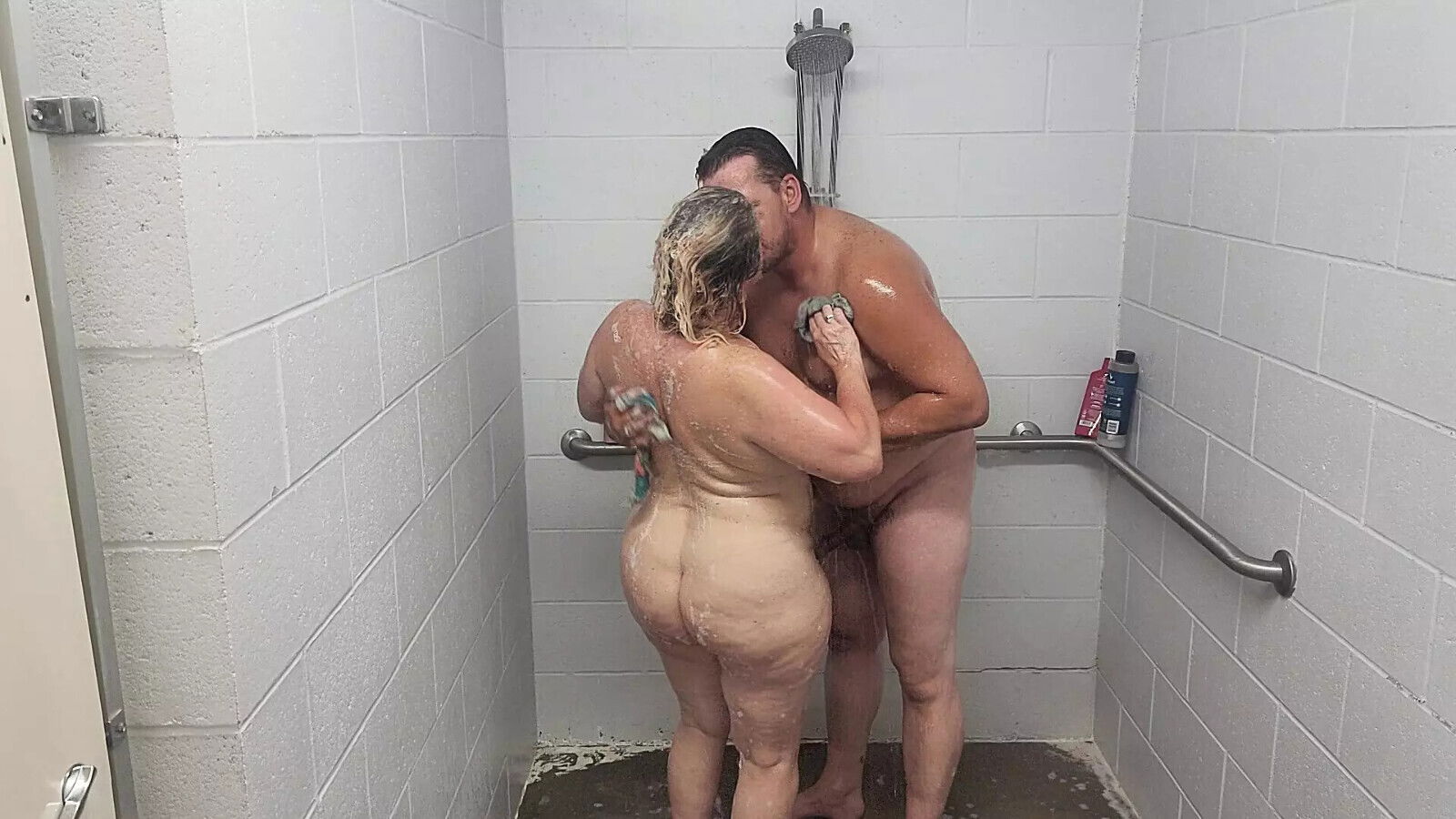 Campgrounds were quiet, quick shower order