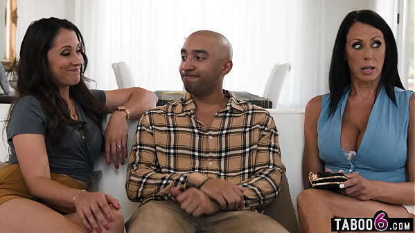 Stepaunt stepmom MILFs their black stepson work them