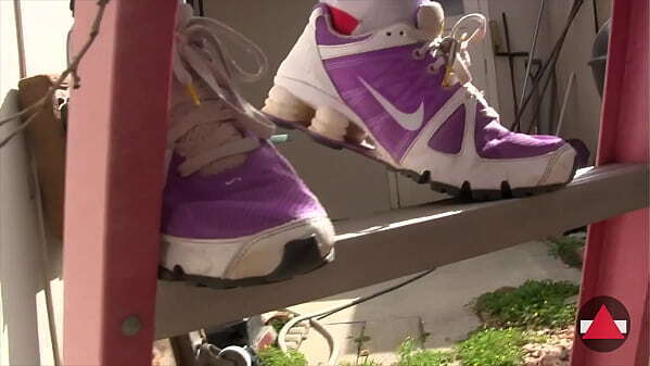 Walking around sneakers