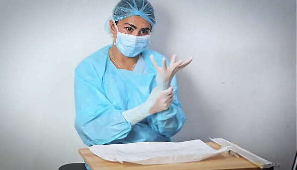 Medical Glove Fetish ASMR DominaFire