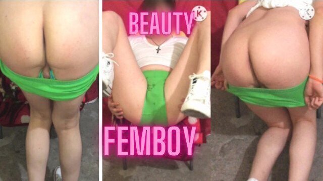 effeminate boy- with nice legs-masturbates cute young
