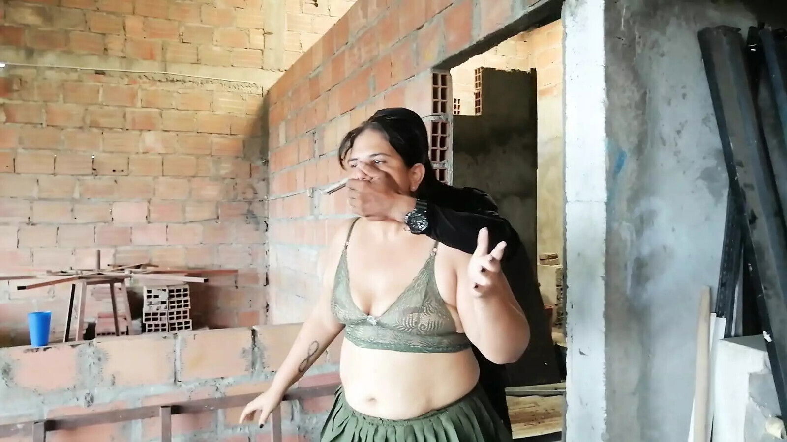 Thief breaks steal they steal milk