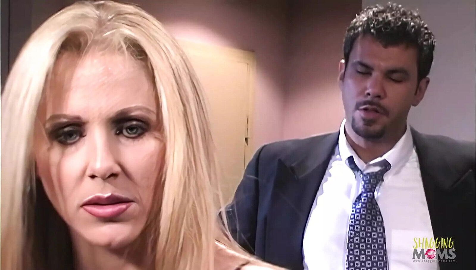 Passionate Blonde Makes with Boss Couch