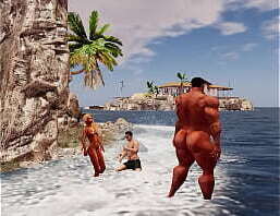 heyward beach couple