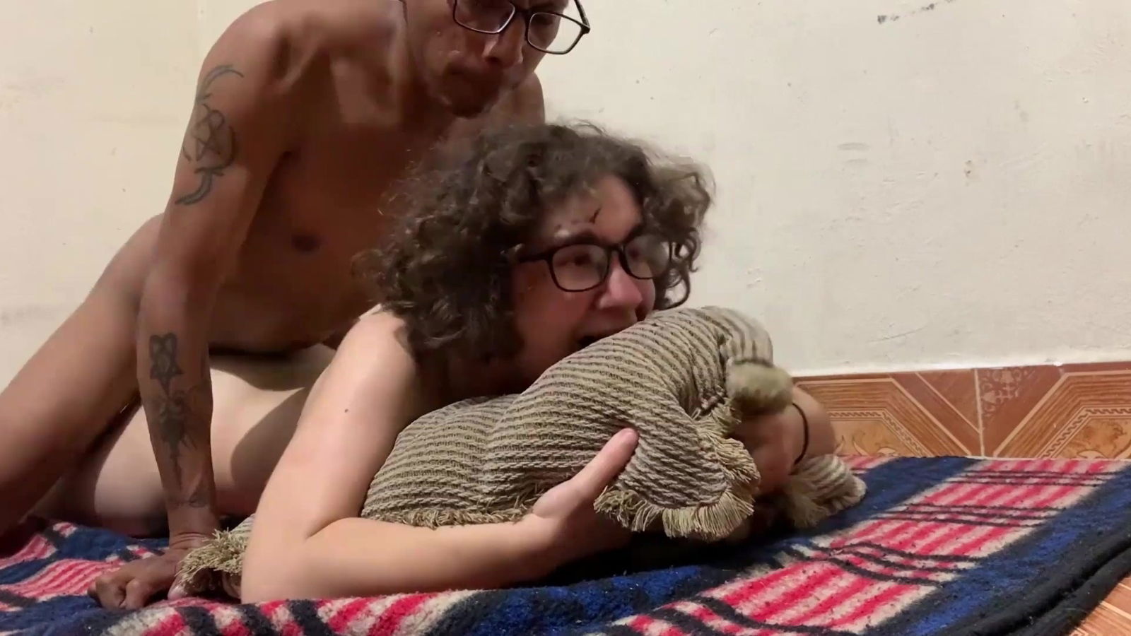 Plump Curly MILF Gets Asshole Pounded Horny Asian Prone-bone Position