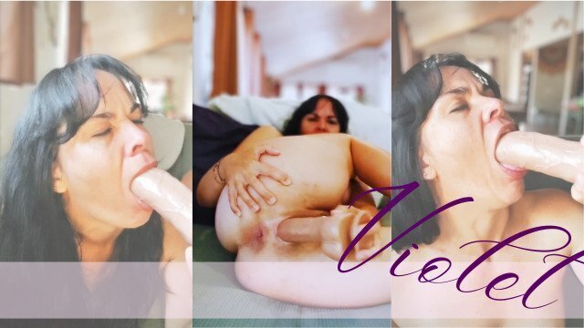 Milf Gagging Deep Throat Fucking Pussy