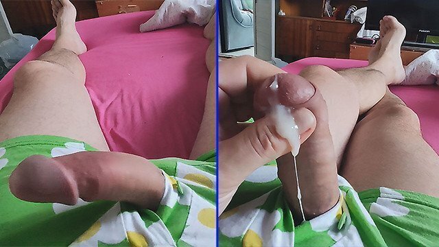 Trianon cumshot #357. Утренняя дрочка моих любимых трусах 