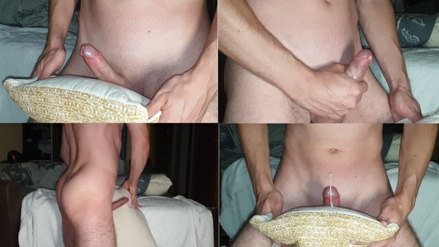 Pillow Humping Moaning Cumshot Orgasm