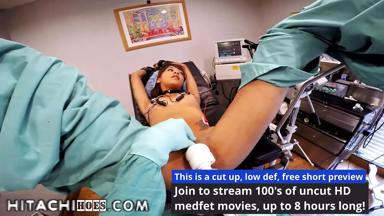 Become Doctor-Tampa, Give Human Guinea Eliza Shields Mandatory Hitachi Magic Wand Orgasms During Medical Experiments