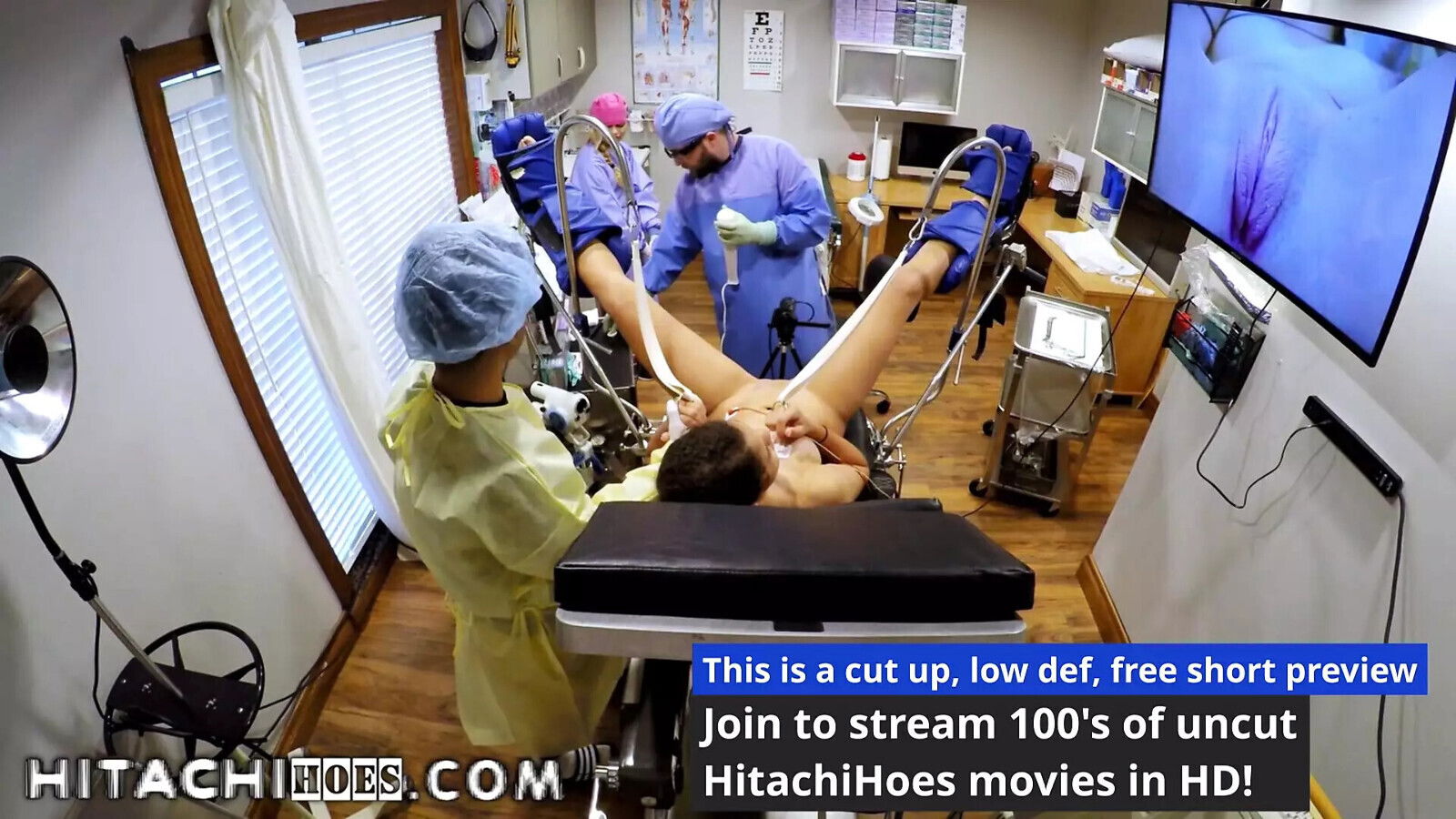 Freshman Michelle Anderson Gets Hitachi Magic Wand Orgasms Doctor Tampa During Physical College HitachiHoesCom