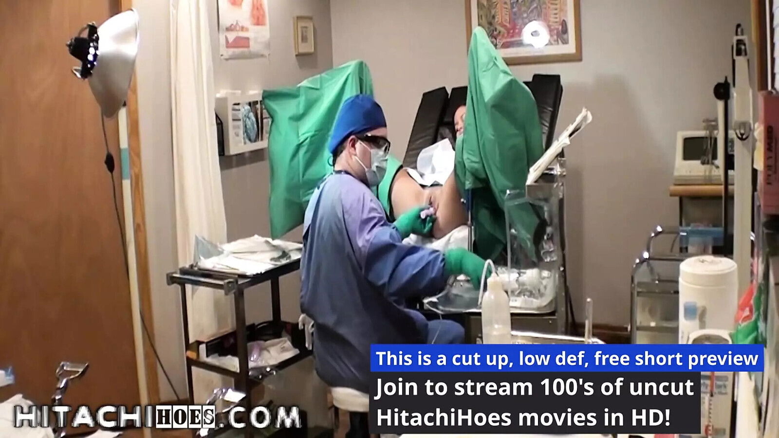 Freshman Angel Oaks Gets Hitachi Magic Wand Orgasms Doctor Tampa During Physical College HitachiHoesCom