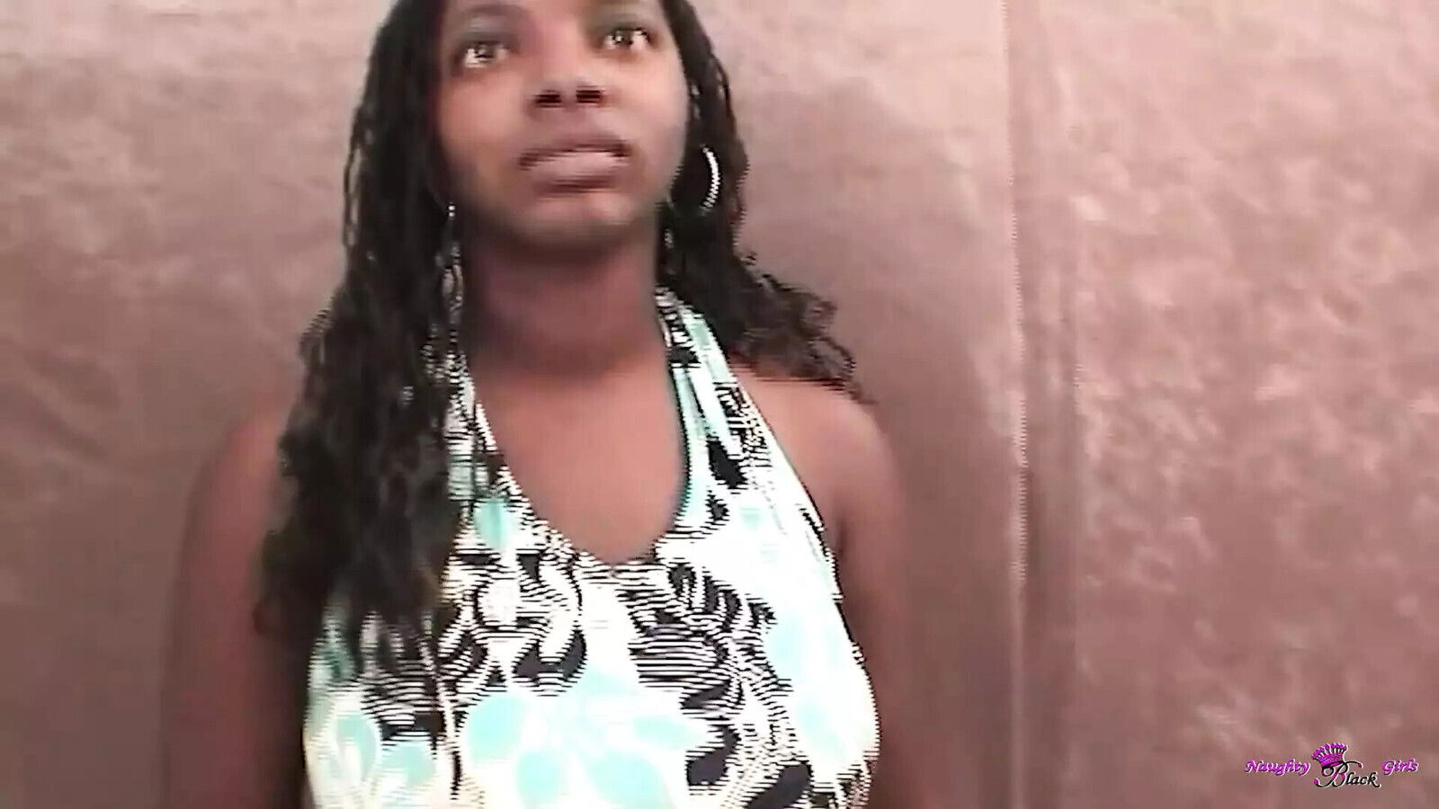 Instead just modeling brunette wants please with ebony blowjob skills