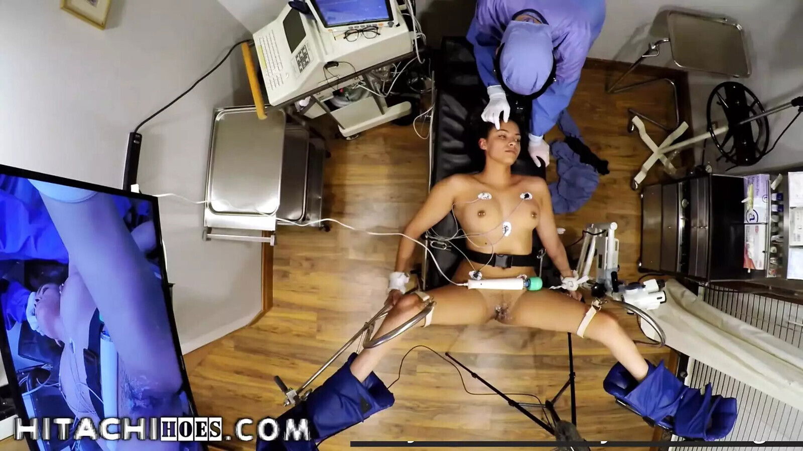 Prisoner Rebel Wyatt Gets Mandatory Hitachi Magic Wand Orgasms During Sick Fantasy Doctor Tampa HitachiHoesCom