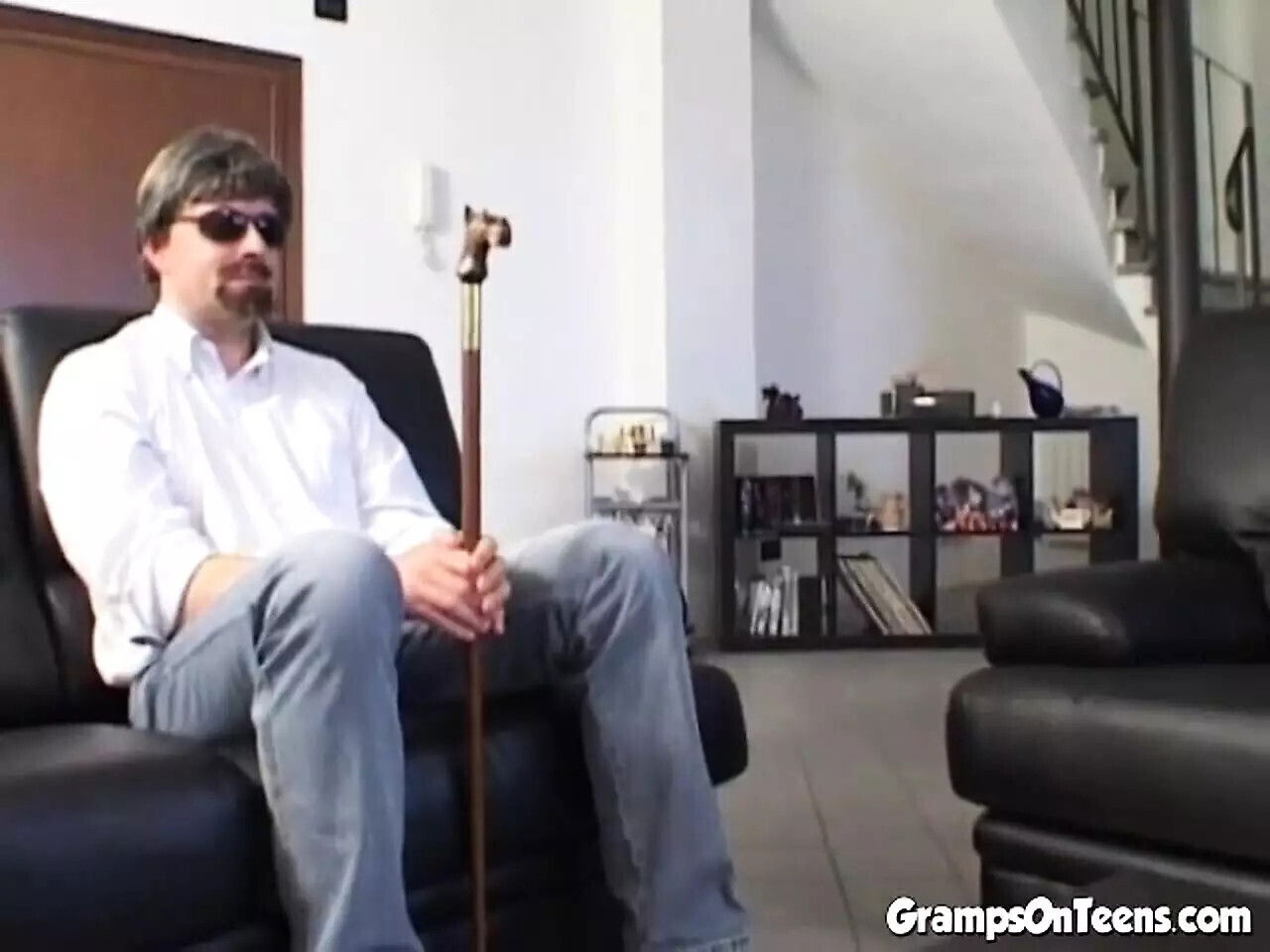 Filthy teen fucks gramps after sucking