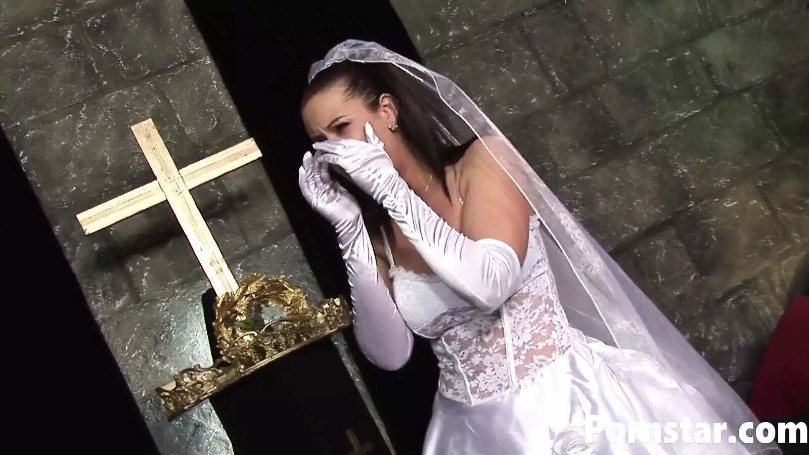 Big-boobed brunette Tanya gets penetrated long penis