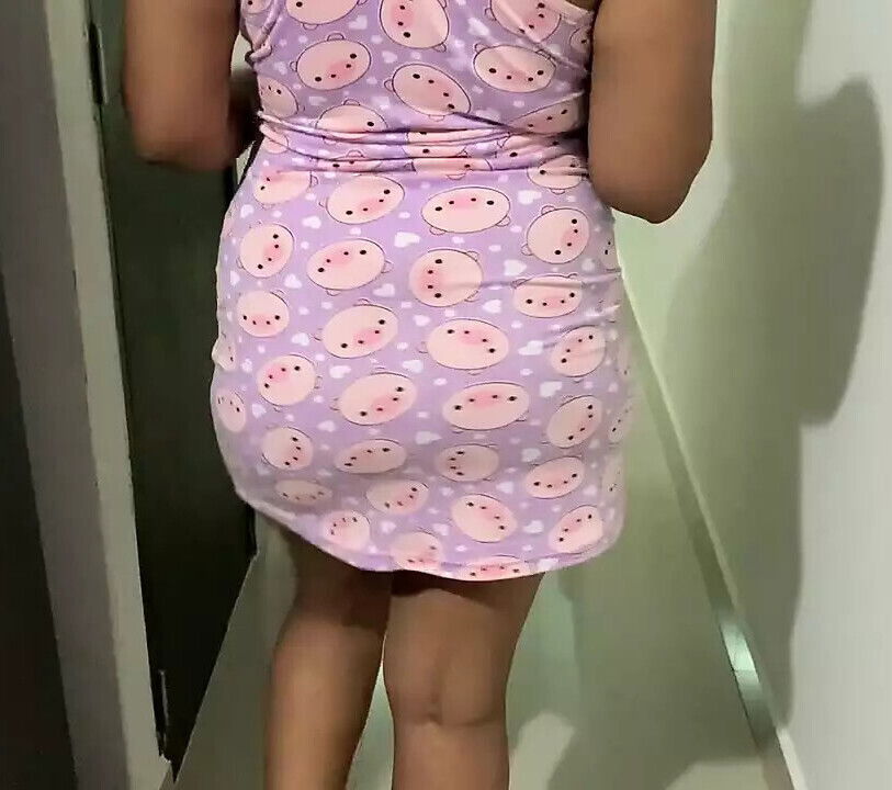 stepbrother records while masturbate stairs.