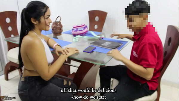 compa&ntilde_ero clase lleva casa para estudiar termina follando HISTORIA COMPLETA