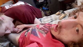 Handsome twink giving best sucking