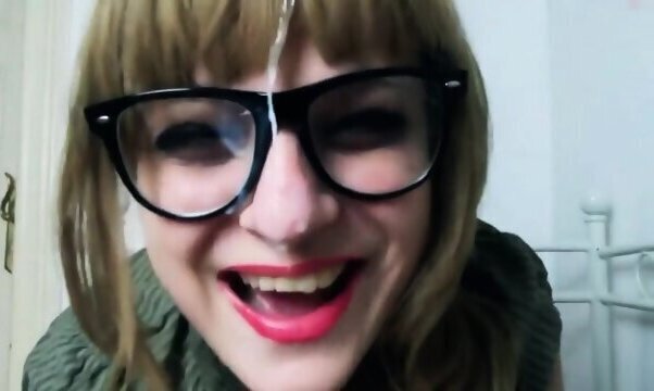 German slut Sandra glasses compilation