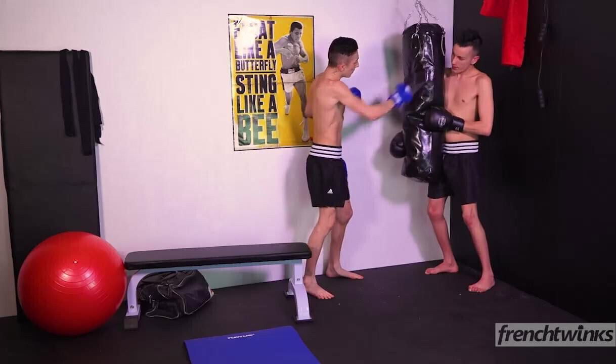 young boxers full energy