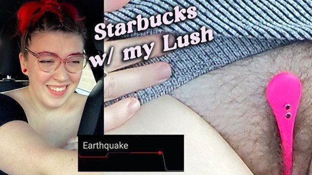 Cashier Flirts With While Cumming?! Lush Vibrator Drive Thru Vlog