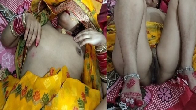 Indian married cauple pissing room