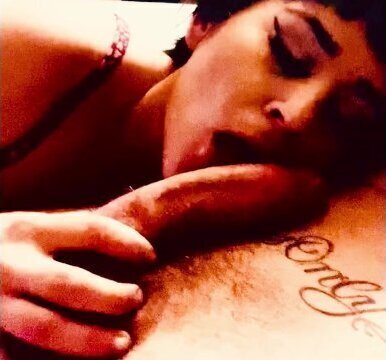 The Jewish Gyspy Loves Worshipping Big Uncut White Cock & Balls